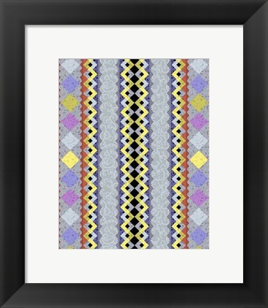 Framed Vintage Stripe III Print
