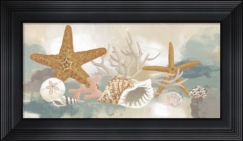 Framed Marine Tableau I Print