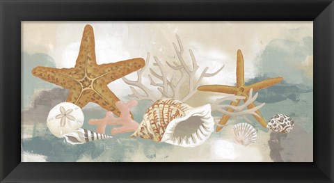 Framed Marine Tableau I Print