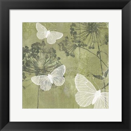 Framed Dandelion &amp; Wings I Print