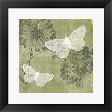 Framed Dandelion &amp; Wings II Print