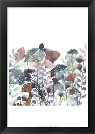 Framed Winsome Flora I Print