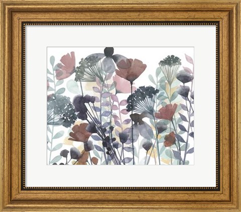 Framed Winsome Flora I Print