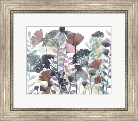 Framed Winsome Flora I Print