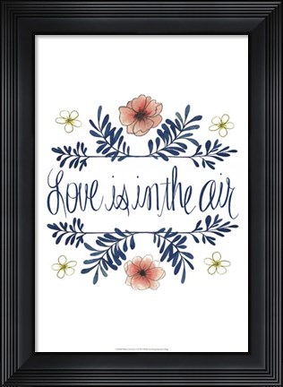 Framed Flowers by Grace I Print