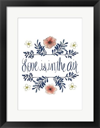 Framed Flowers by Grace I Print