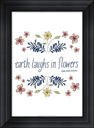 Framed Flowers by Grace III Print