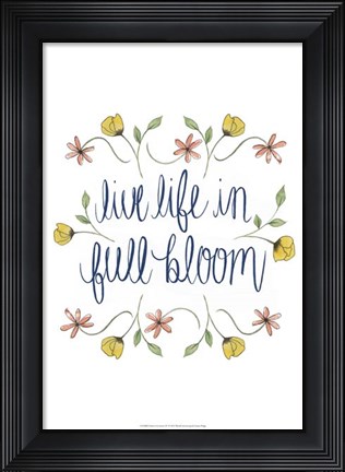Framed Flowers by Grace IV Print