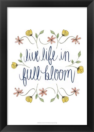 Framed Flowers by Grace IV Print