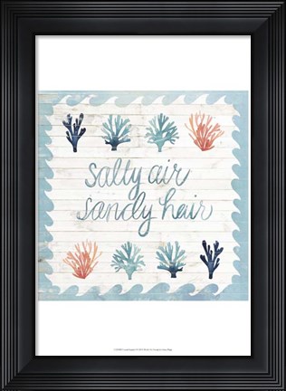 Framed Coastal Inspire I Print