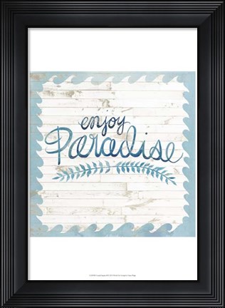 Framed Coastal Inspire II Print