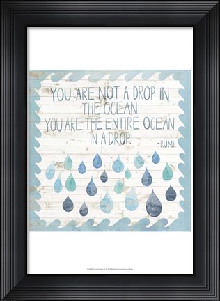 Framed Coastal Inspire IV Print