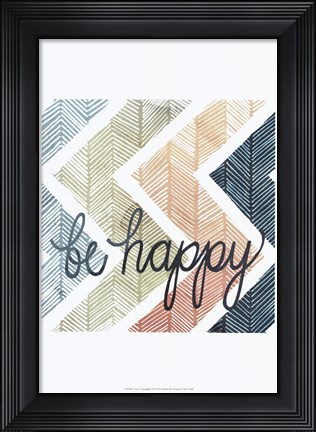 Framed Arrow Typography II Print