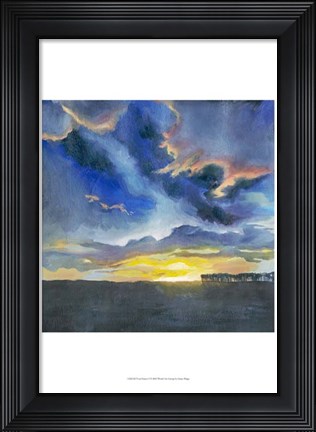 Framed Vivid Sunset I Print