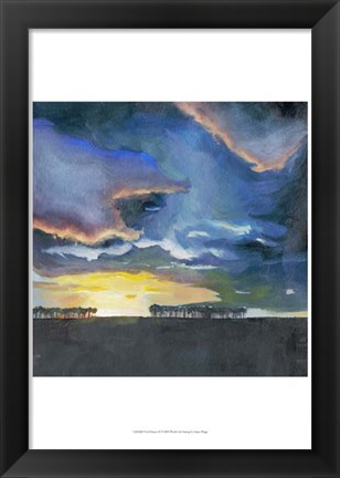 Framed Vivid Sunset II Print