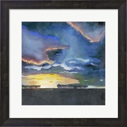 Framed Vivid Sunset II Print