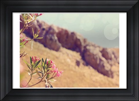 Framed Flowers in Paradise I Print