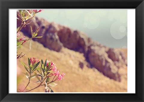 Framed Flowers in Paradise I Print