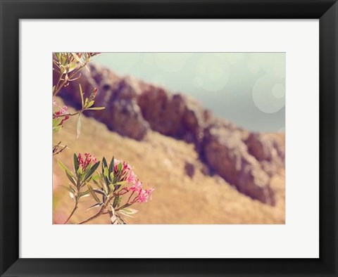 Framed Flowers in Paradise I Print