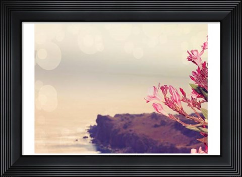 Framed Flowers in Paradise III Print