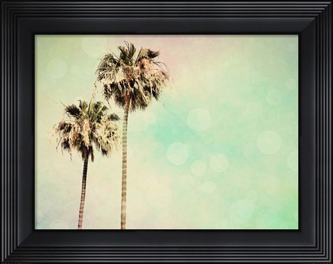 Framed Palm Trees I Print