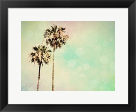 Framed Palm Trees I Print