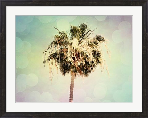 Framed Palm Trees III Print