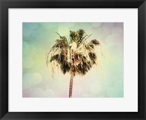 Framed Palm Trees III Print