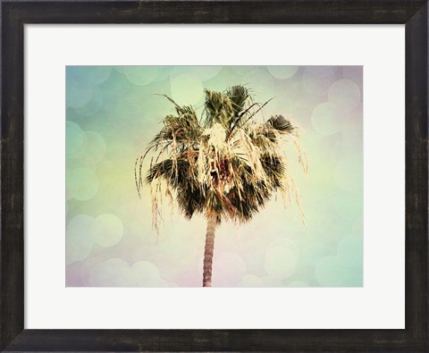Framed Palm Trees III Print