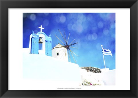 Framed Santorini I Print