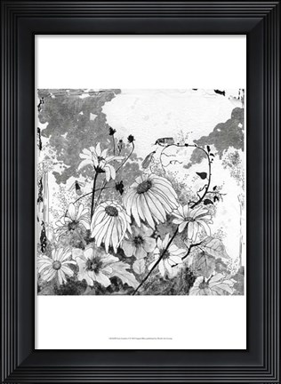 Framed Iza&#39;s Garden I Print