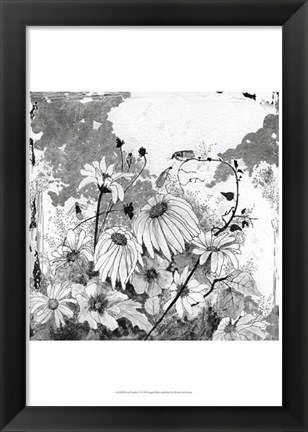 Framed Iza&#39;s Garden I Print