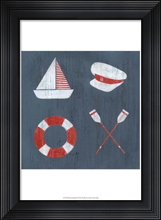 Framed Nautical Quadrant II Print