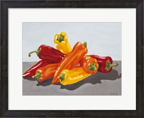 Framed Pepper Collection I Print