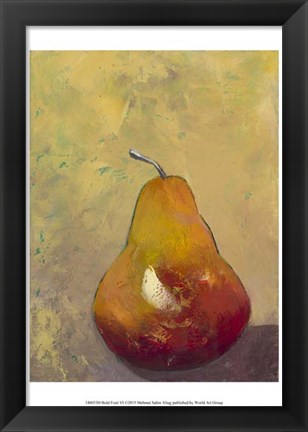 Framed Bold Fruit VI Print