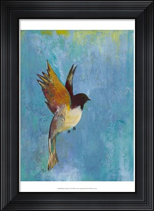 Framed Bright Wings I Print