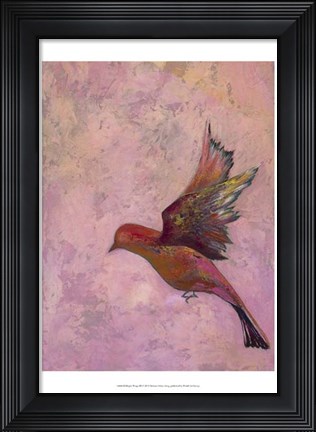 Framed Bright Wings III Print