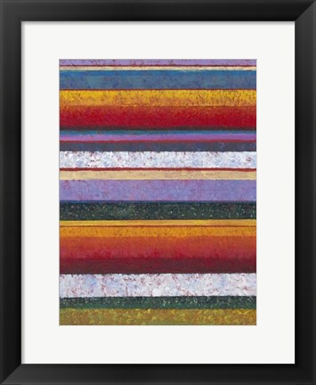 Framed Tulip Fields I Print