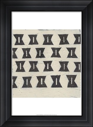 Framed Tribal Patterns I Print