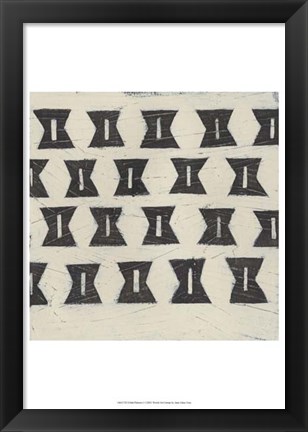 Framed Tribal Patterns I Print
