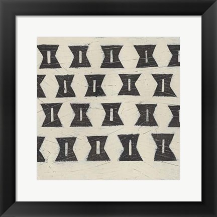 Framed Tribal Patterns I Print
