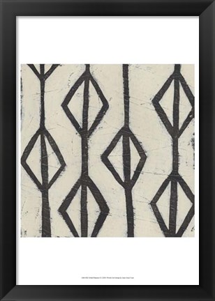 Framed Tribal Patterns II Print