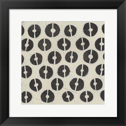 Framed Tribal Patterns III Print