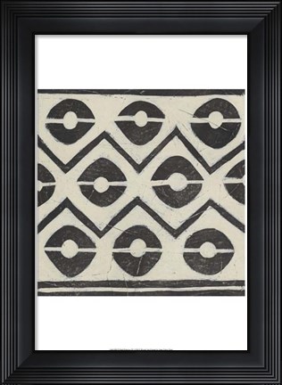Framed Tribal Patterns IV Print