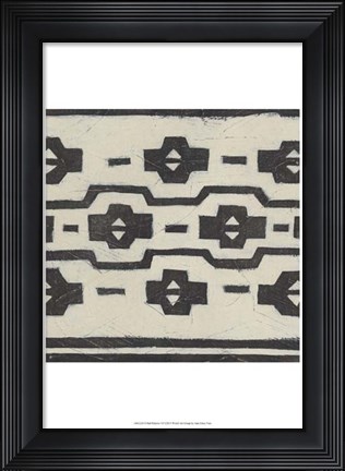 Framed Tribal Patterns VI Print