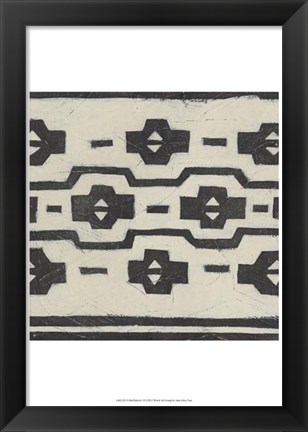 Framed Tribal Patterns VI Print