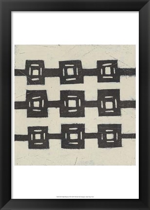 Framed Tribal Patterns VII Print