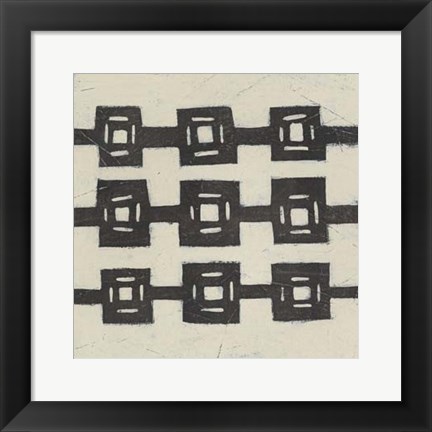 Framed Tribal Patterns VII Print