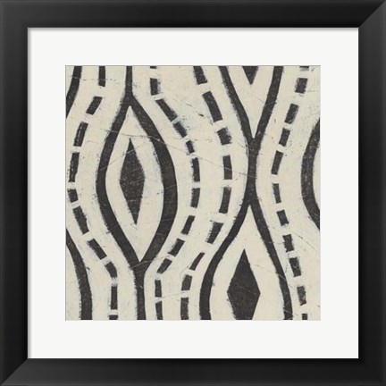 Framed Tribal Patterns VIII Print