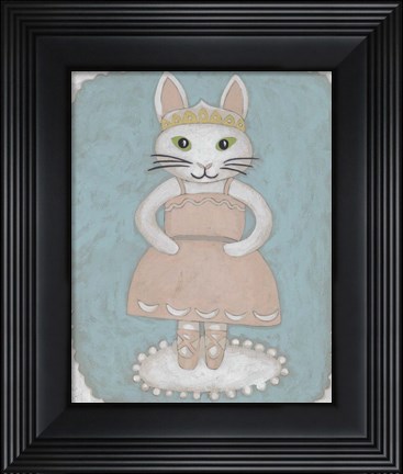 Framed Ballerina Animal II Print